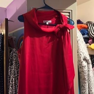 Robbie bee red sleeveless dress